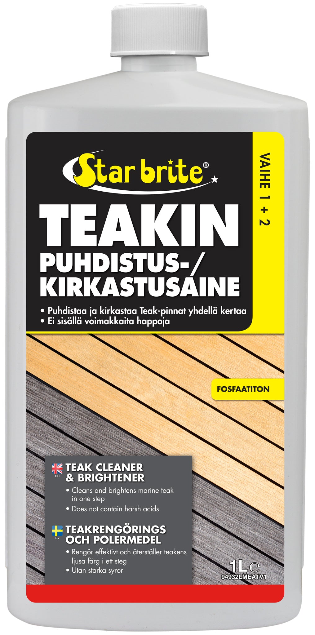 Star brite One Step Teak Cleaner & Bright Puhd./kirk. 1L
