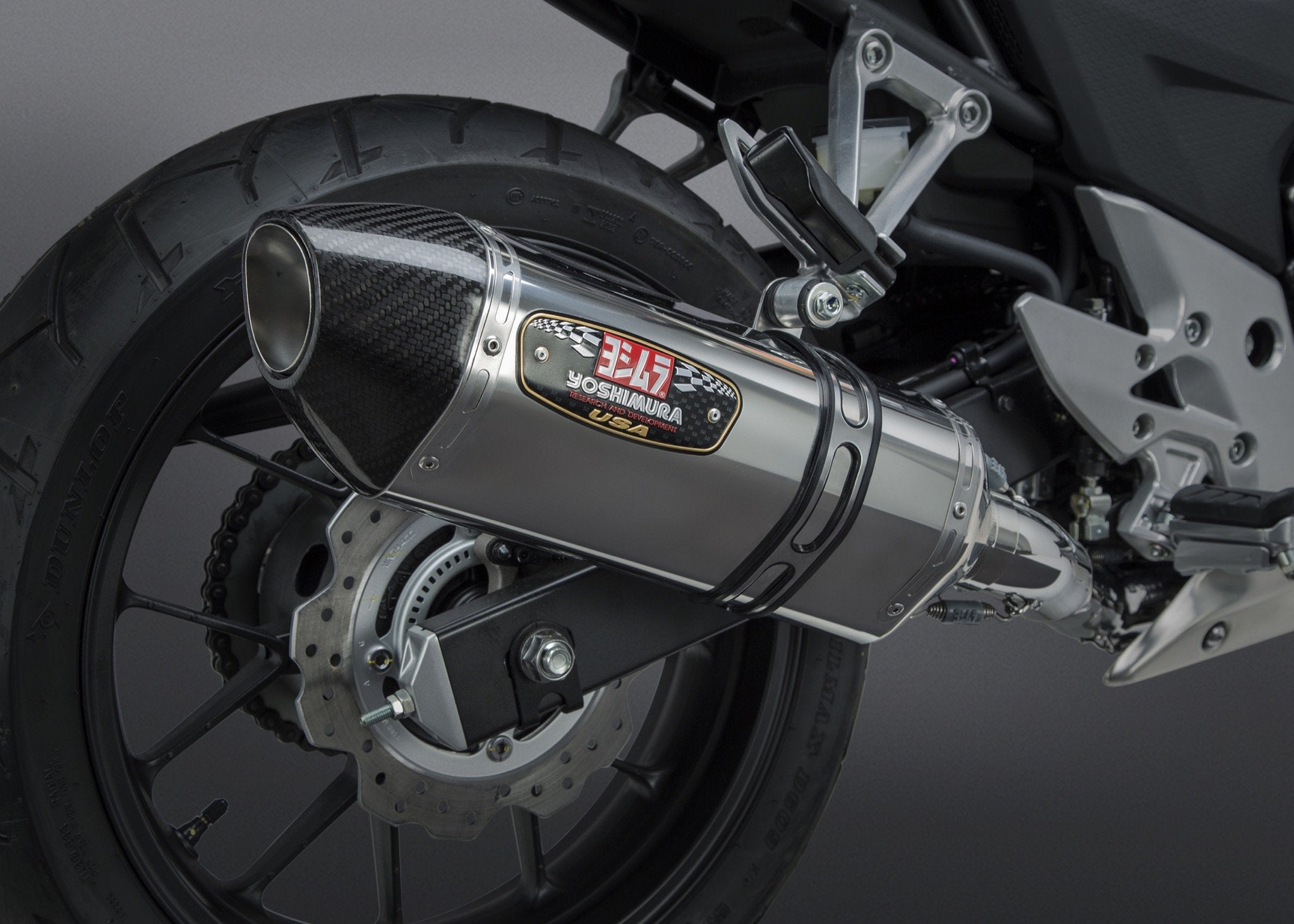 Yoshimura Honda Cb500X 2013-16/Cbr500R/Cb500F 2013-15 Race R-77 Fs Ss-Ss-Cf