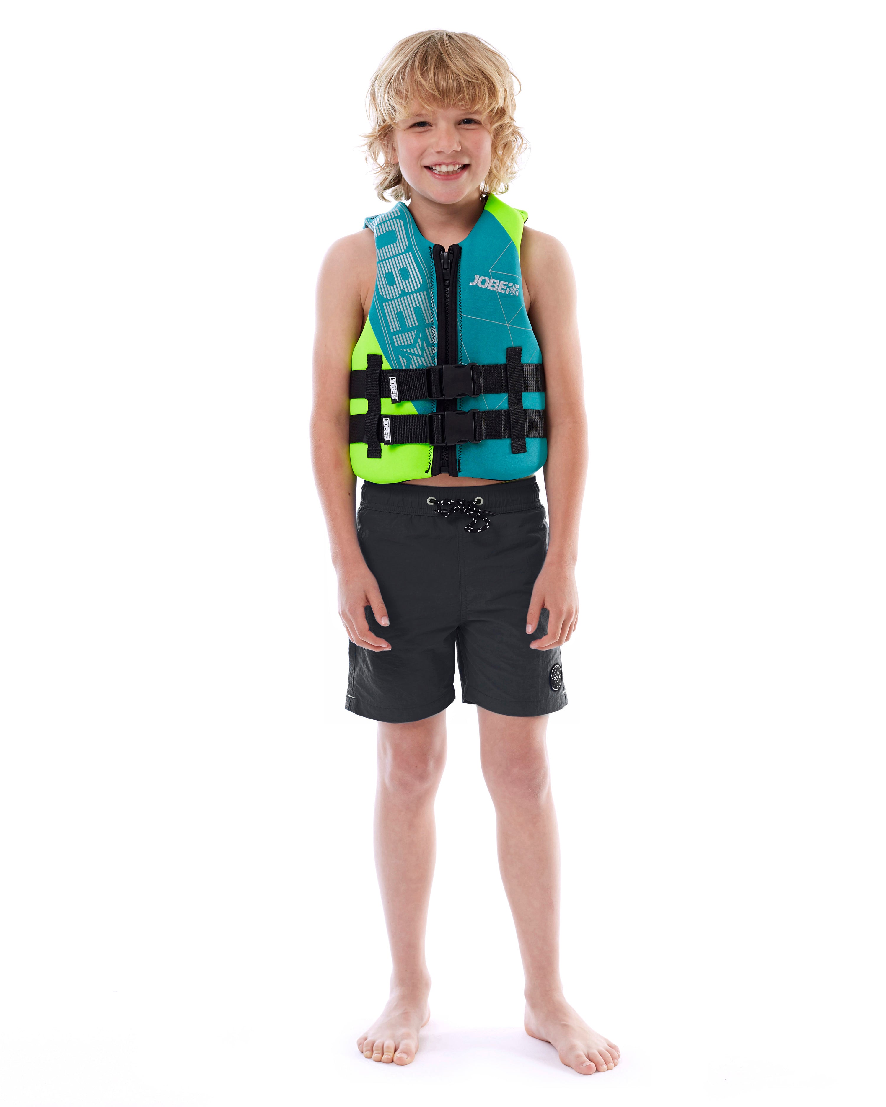 JOBE Neo lasten kelluntaliivi teal blue