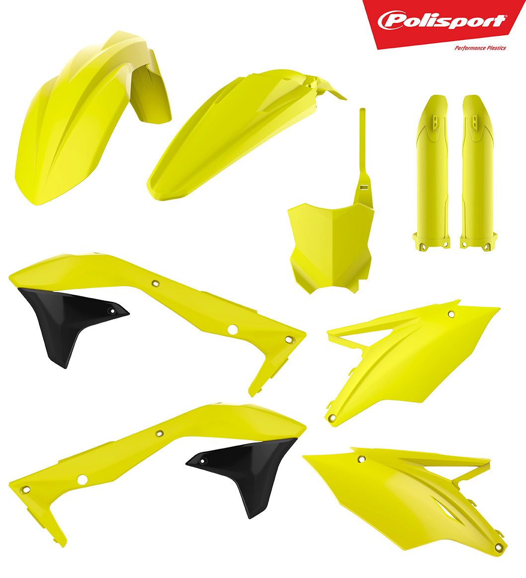 Polisport plastic kit KX450F 16-18 Flo yellow (1)