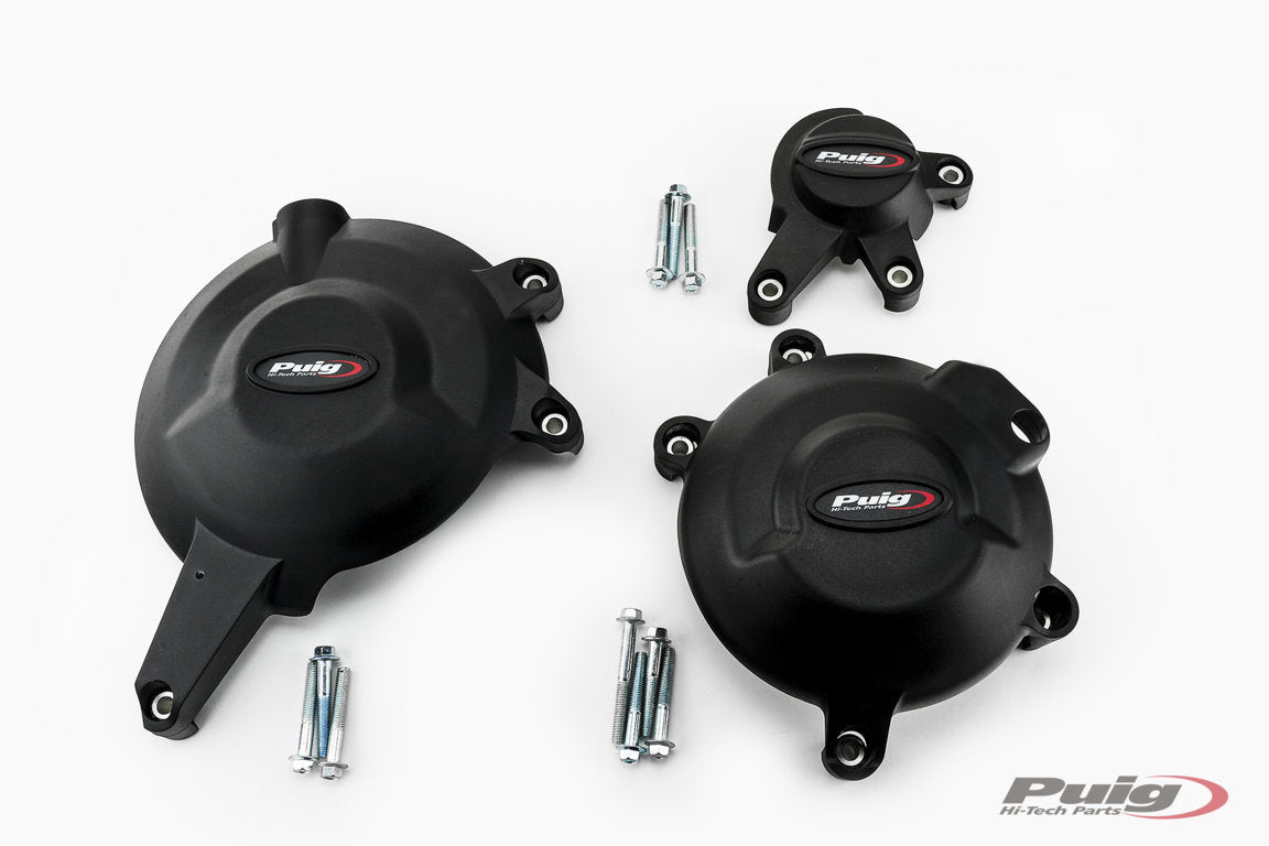 Puig Kit 3 Caps Engine Cover Kawasaki Er-6N 06'-16' C/B