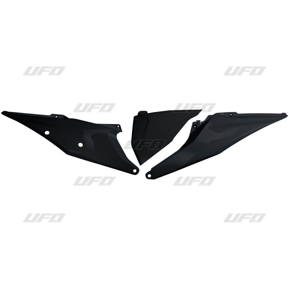 UFO Sivunumerokilvet KTM125-525 SX/SXF 19-  EXC/EXC-F 20-Musta 001