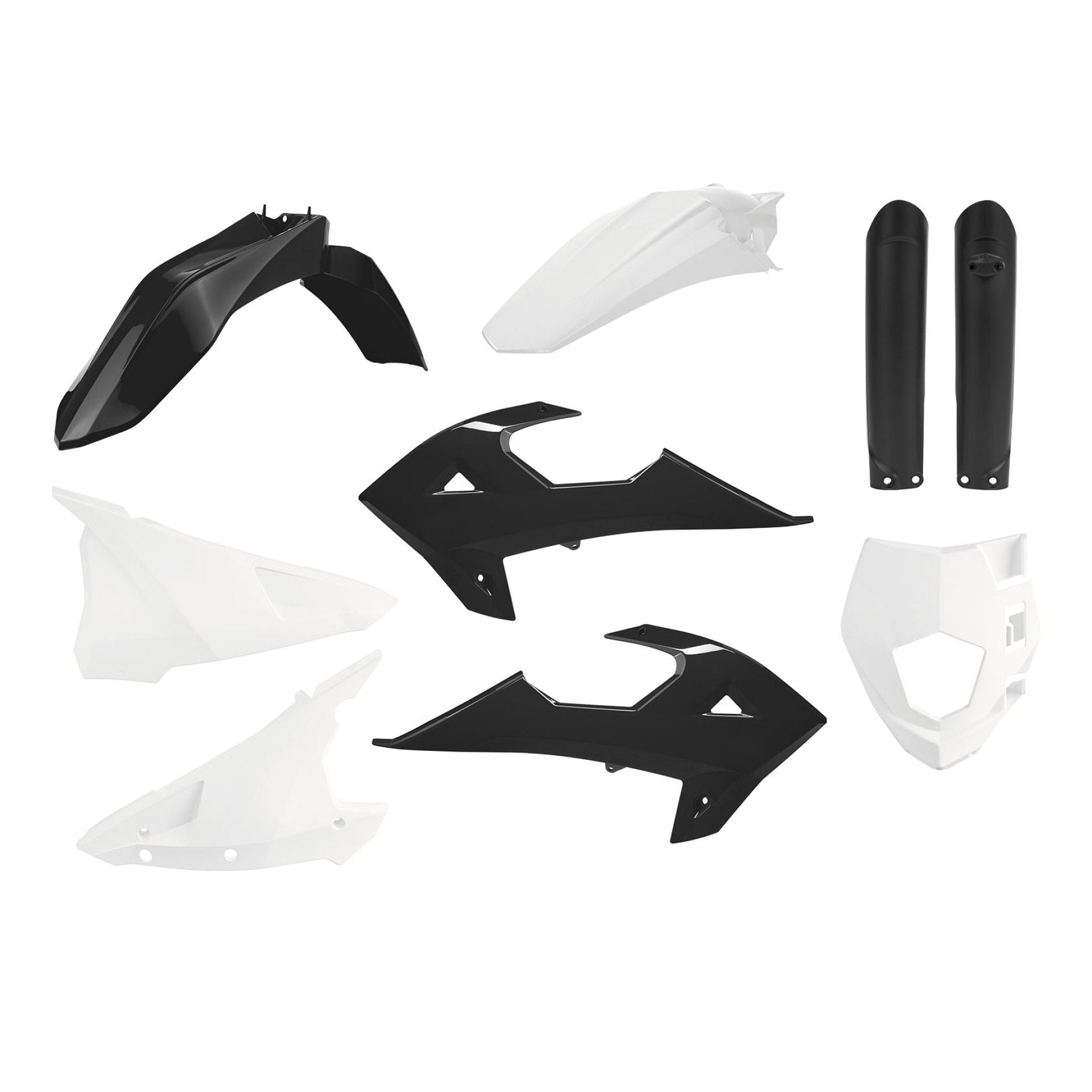 Polisport kit Gas Gas EC/EC-E/EC-F(18-20) Black/white