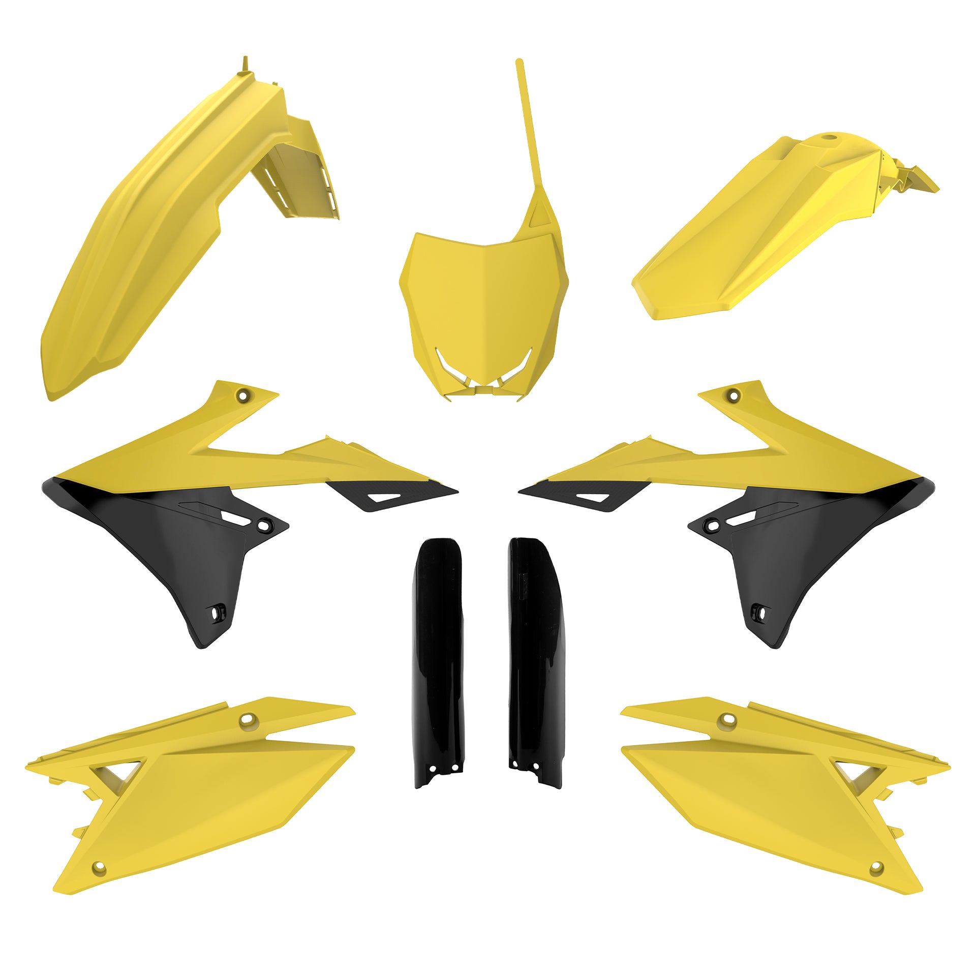 Polisport plastic kit RM-Z450 18-.. RMZ250 19-.. 26OEM (1)
