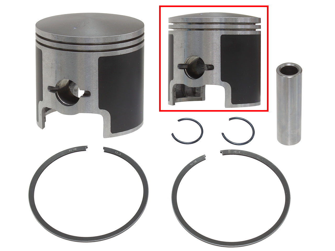 Piston complete Indy TRAIL 0.50
