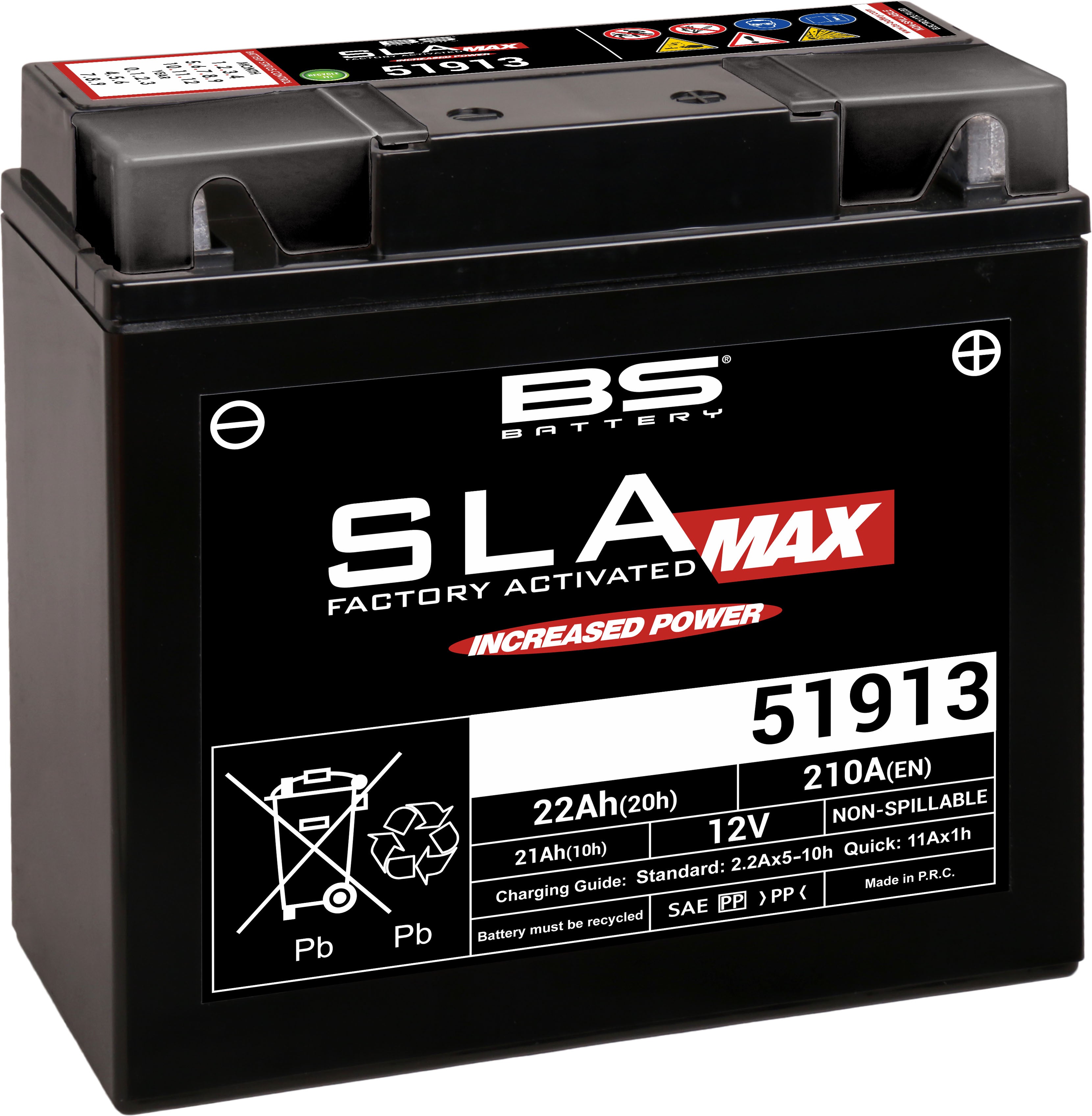 BS Battery  51913 (FA) SLA MAX - Sealed & Activated