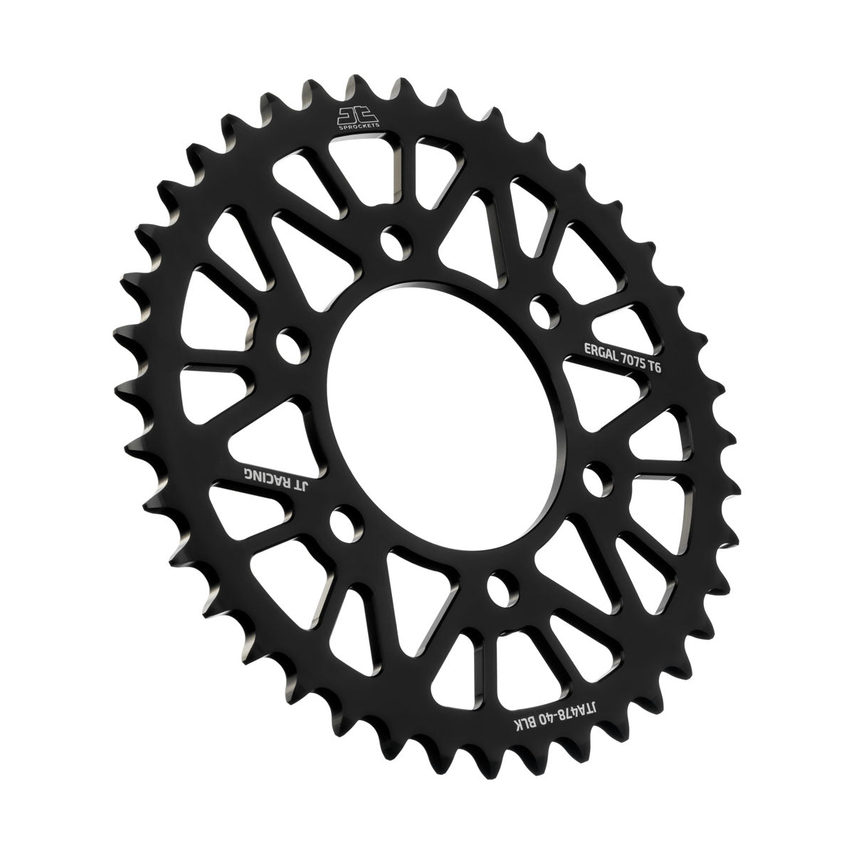 JT Takaratas Alumiini 7075 T6 Musta JTA478.40BLK