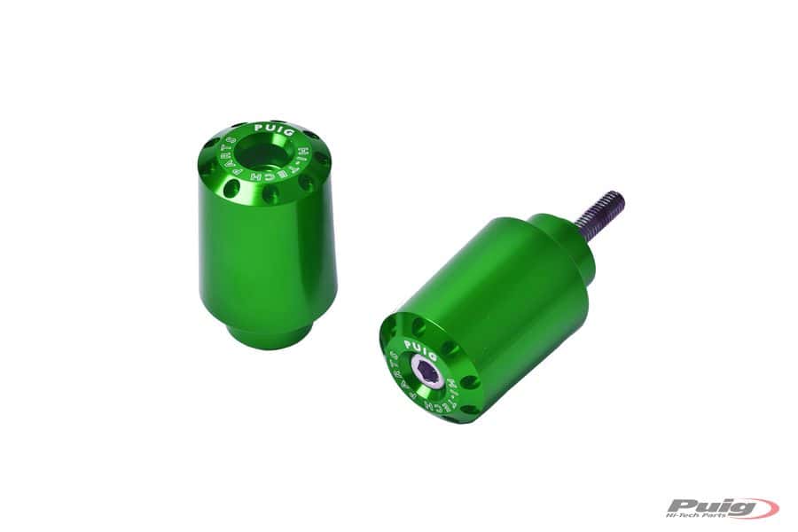 Puig Bar End Aluminum Kawasaki Z650 C/Green