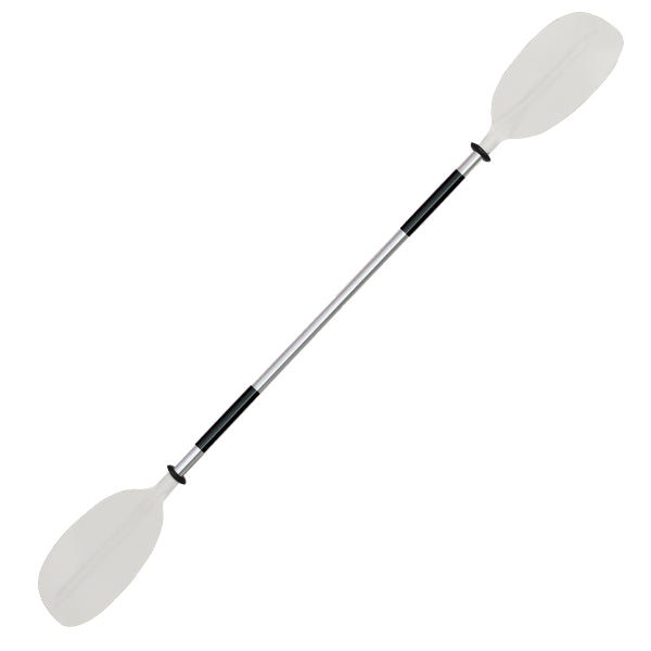 *OS KAYAK PADDLE 2 PCE - ASYMMETRIC BLADES 2170mm WHITE