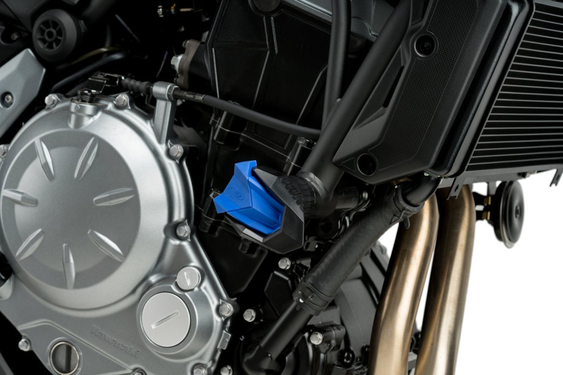 Puig Kit Rubbers For Frame Slider R19 C/Blue
