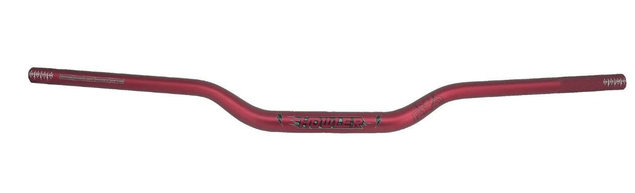 CFR Howler ohjaustanko 1/2"/15mm korotus Punainen/Musta