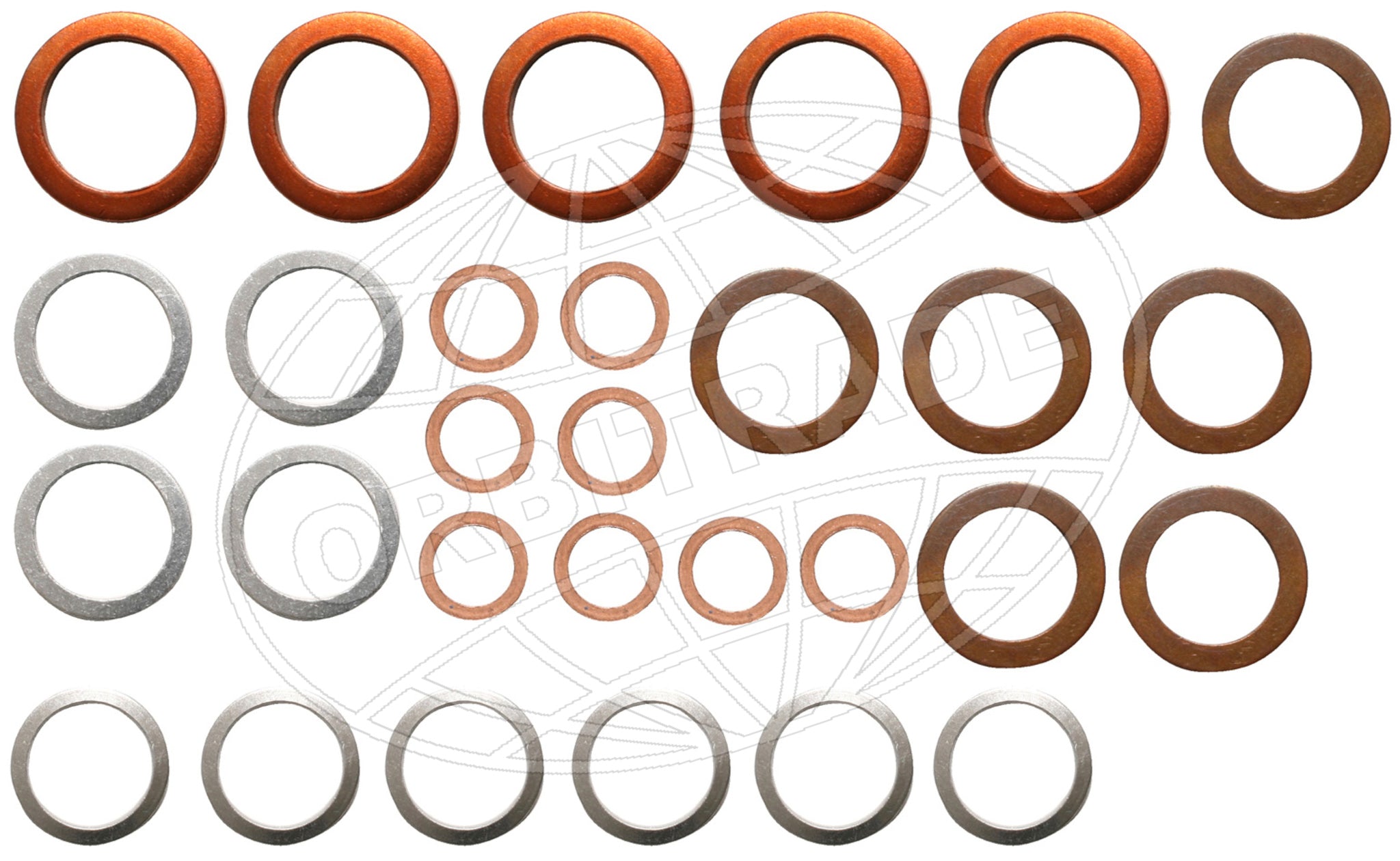 Orbitrade, sealing washer kit