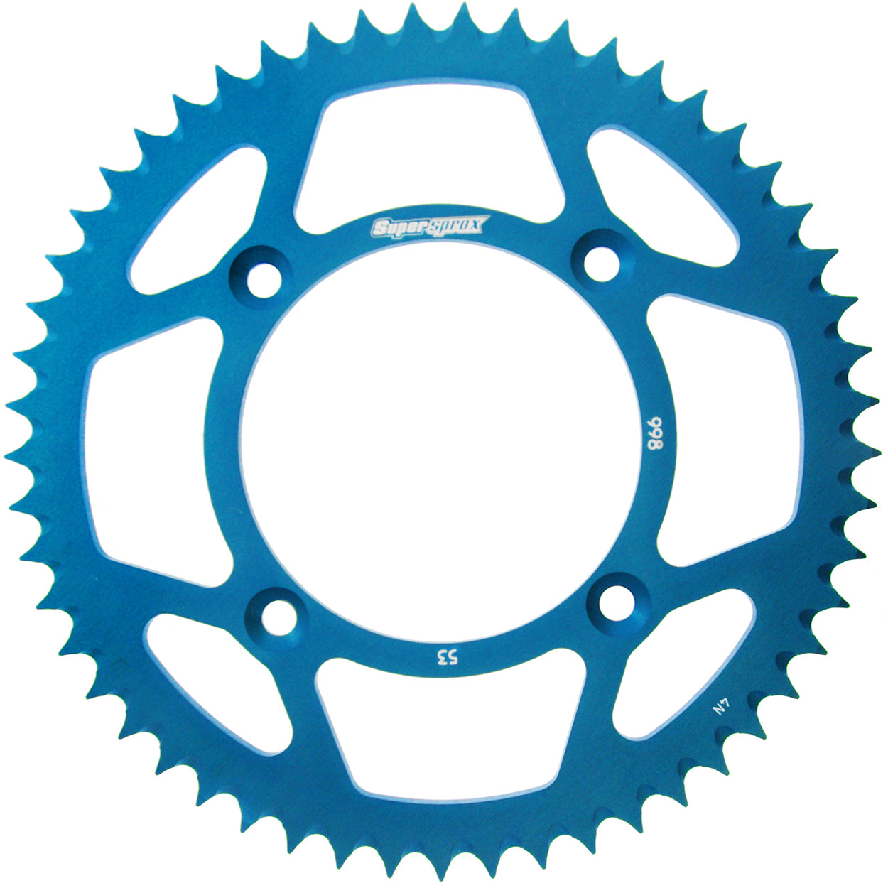 Supersprox Alu takaratas SU/YA RM80/85/YZ80/85 Sininen 52