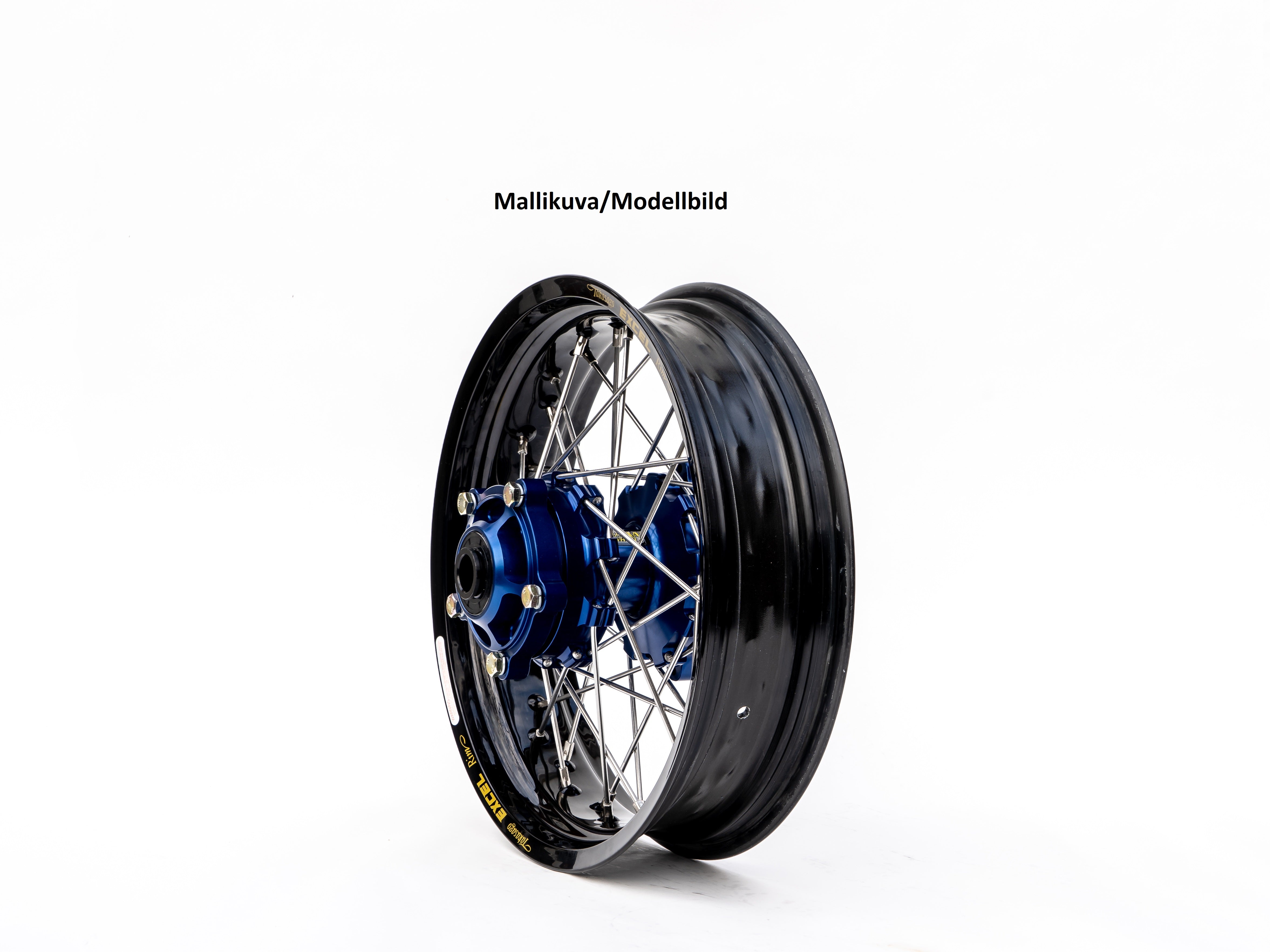 Haan wheel SX&SXF MODELS 95-12 17-4,50 BLUE HUB/BLACK RIM