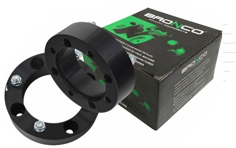 Bronco Levikepalat 2" 4/156 3/8-24 pari Musta