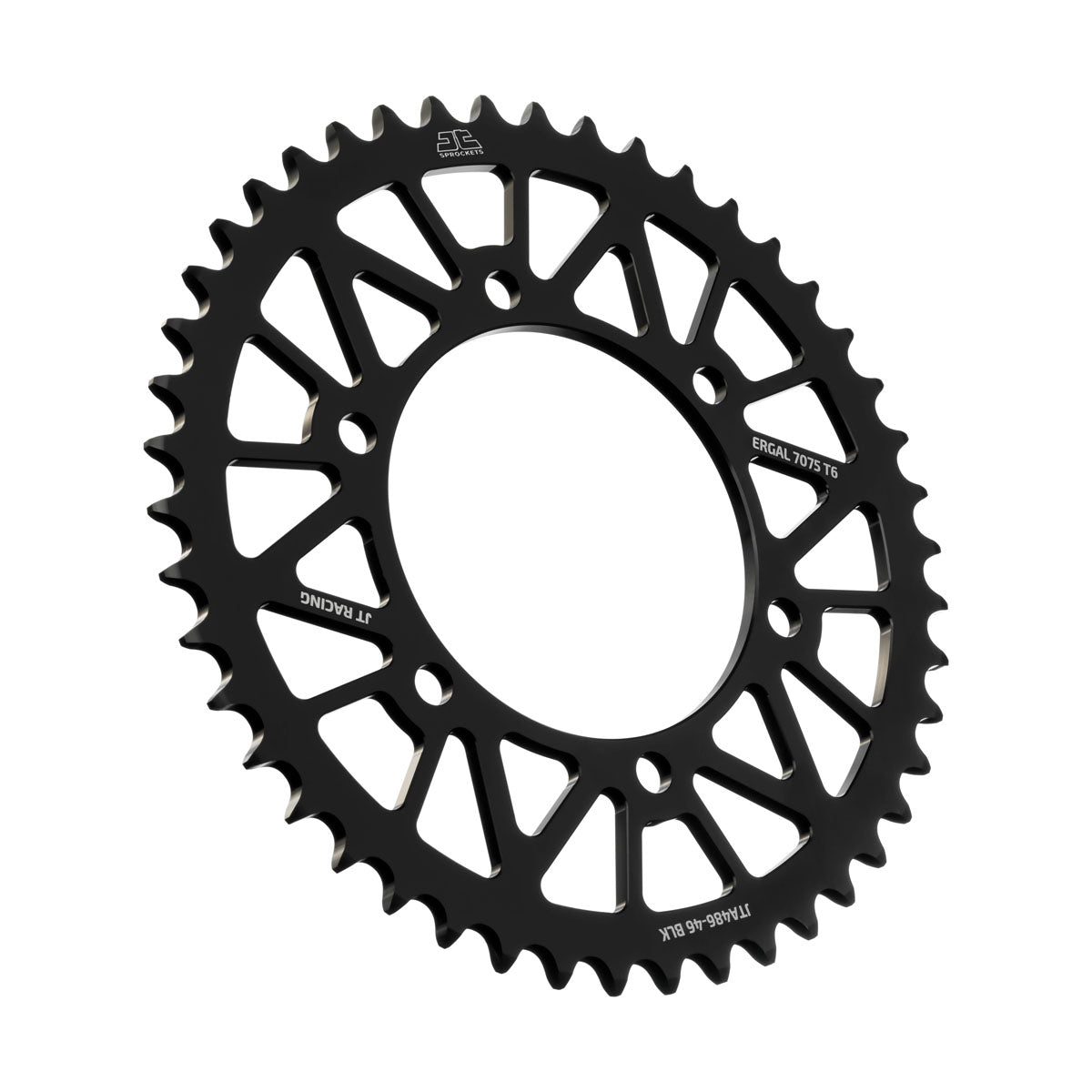 JT Takaratas Alumiini 7075 T6 Musta JTA486.46BLK