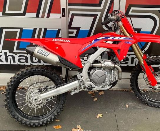 HGS Täysputkisto 4T CRF450R 25-.. Grey Carbon