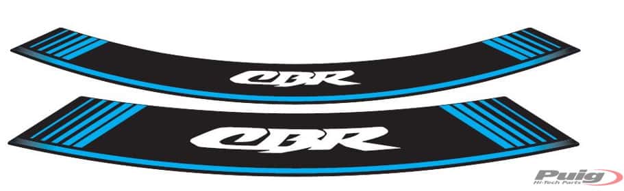 Puig Kit 8 Rim Strips Cbr C/Blue