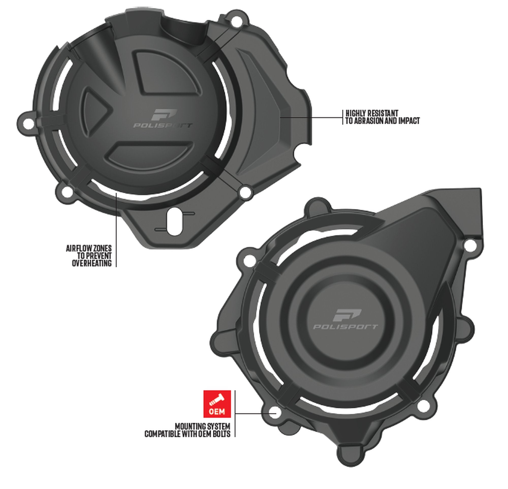 Polisport Engine Covers Protection Kit CFMOTO 450MT 24-..