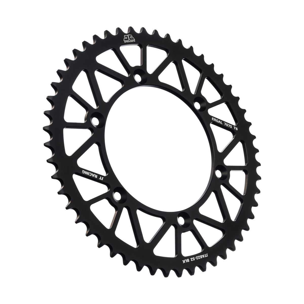 JT Takaratas Alumiini 7075 T6 Musta JTA822.52BLK