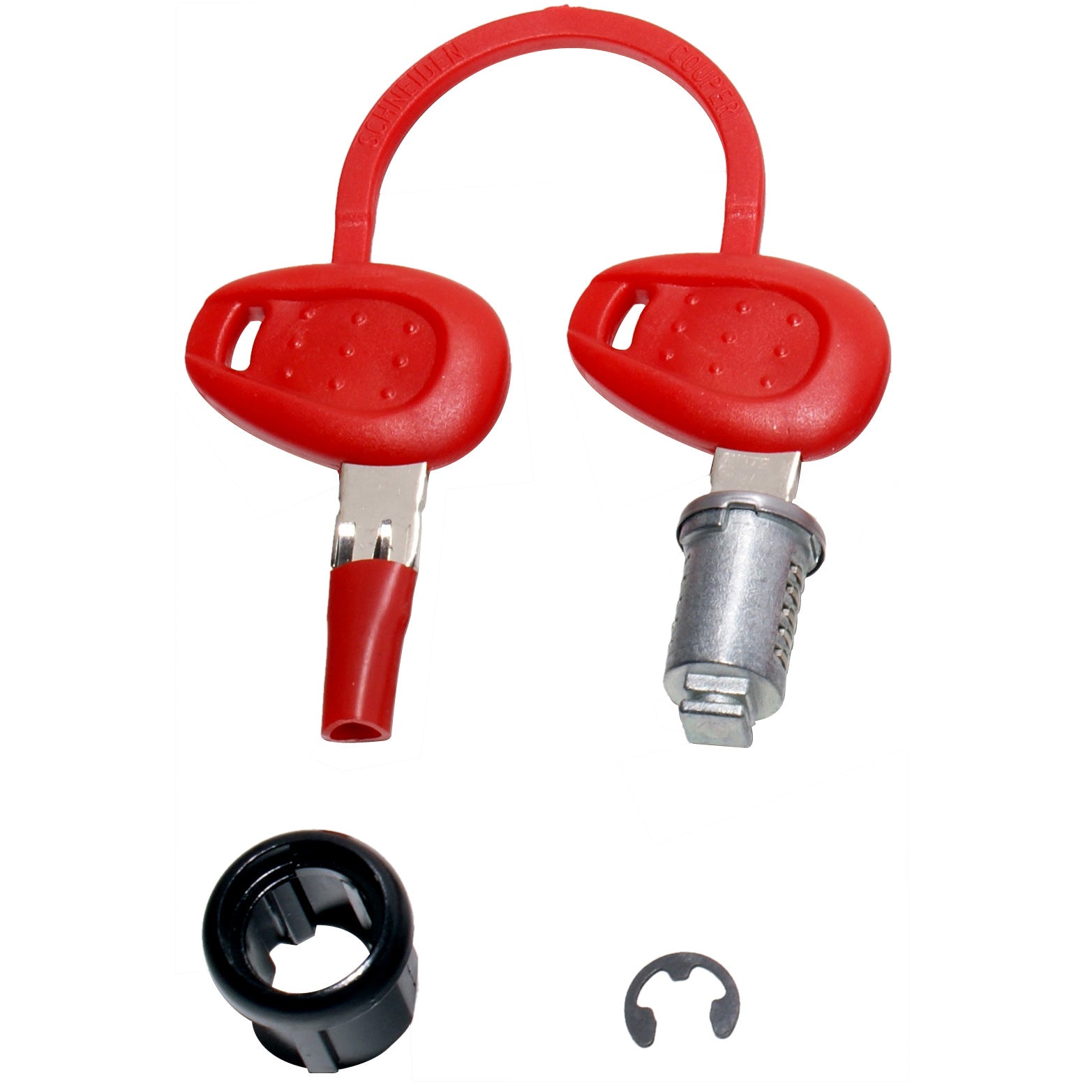 Givi 3 - Set of 5 key locks with corresponding bush