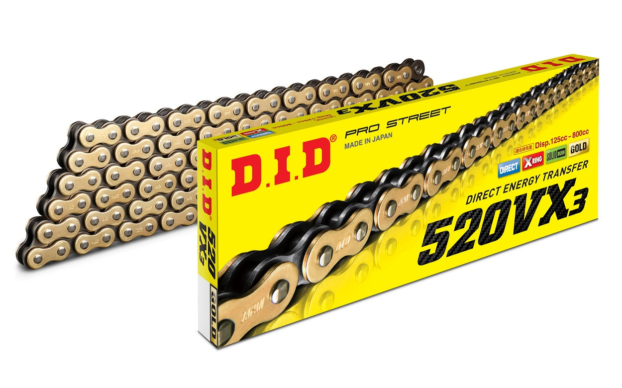 D.I.D 520VX3 G&B Ketju+Jousil. (ZJ)