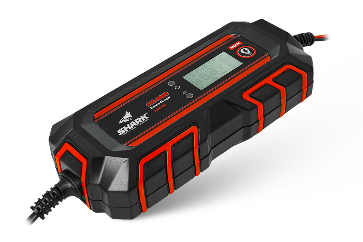 SHARK akkulaturi CN-4000, 6/12 V, IP54, 4 A DC