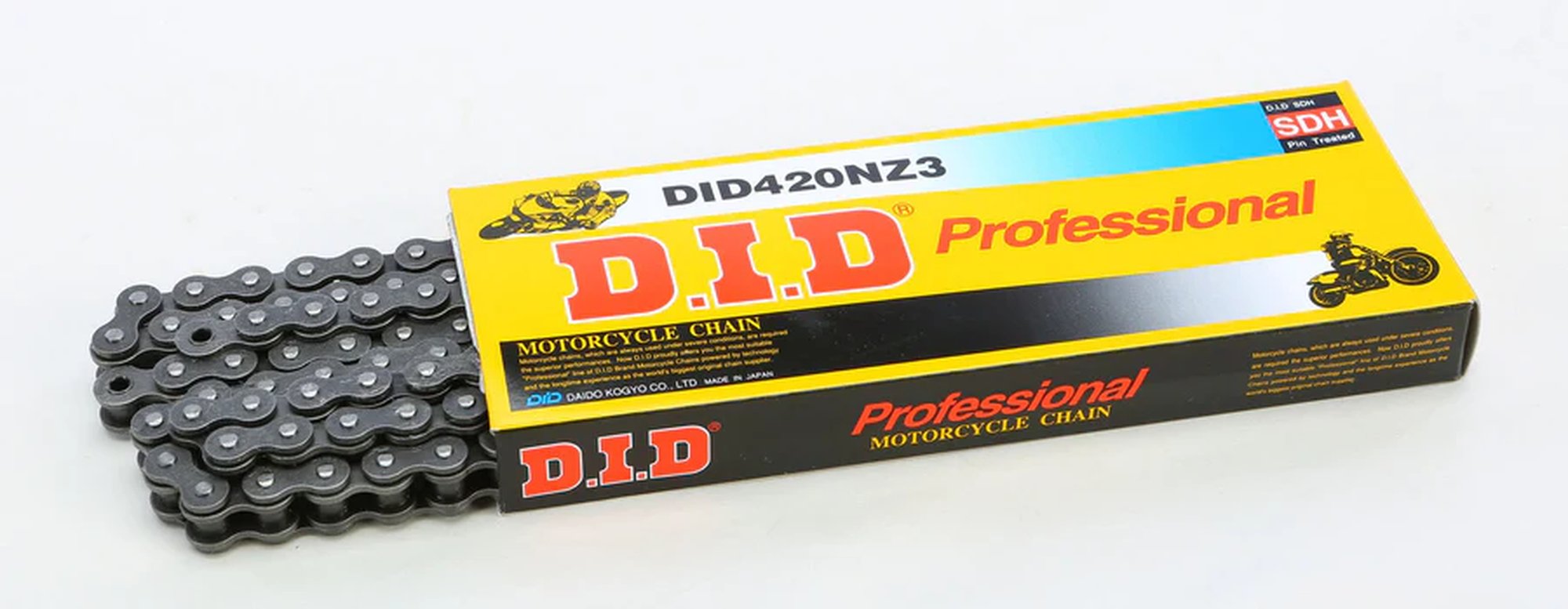 D.I.D 420NZ3 Chain+Connecting link (RJ)
