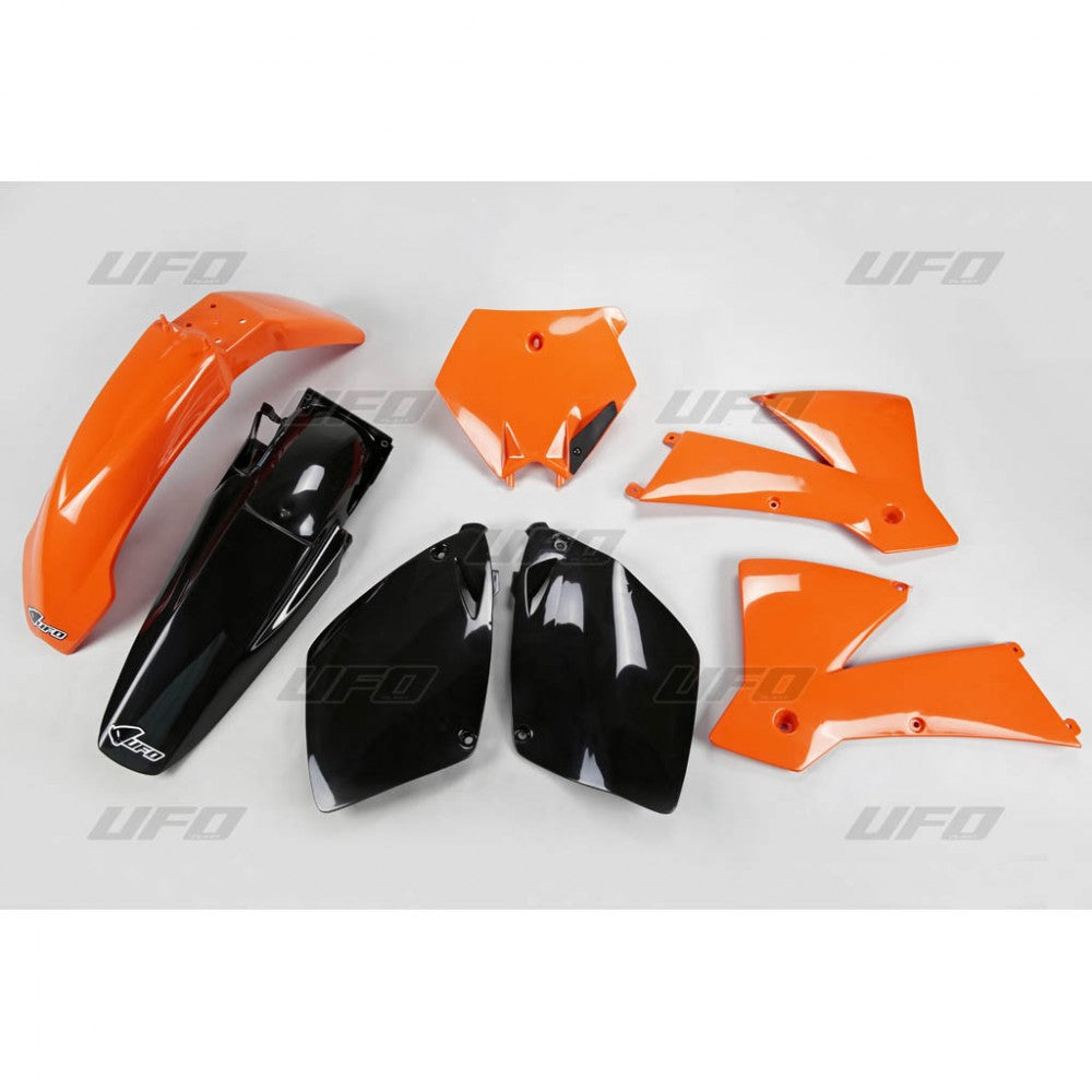UFO Muovisarja 5-osainen original KTM SX125-520 2T/4T 03 OR/Musta
