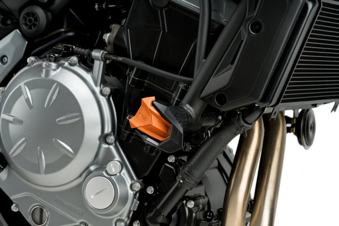 Puig Kit Rubbers For Frame Slider R19 C/Orange