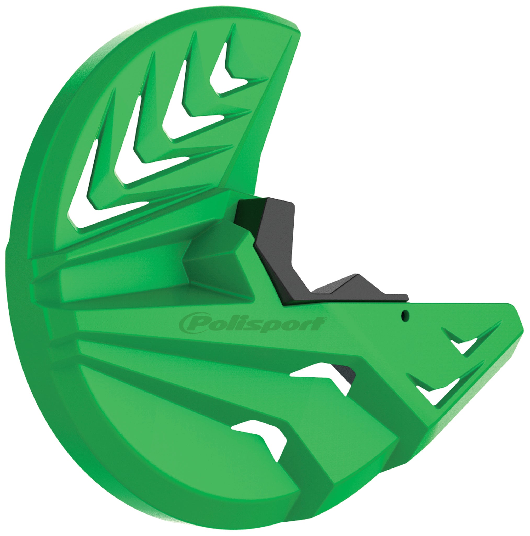Polisport Disk w/bottom fork prot KX250F(13-18) KX450F(15-18) green 05/black