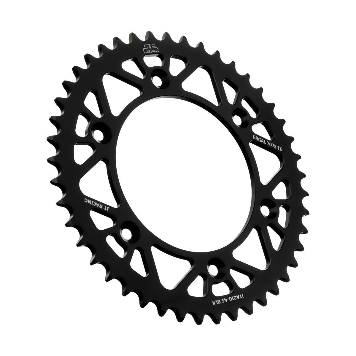 JT Takaratas Alumiini 7075 T6 Musta JTA210.45BLK