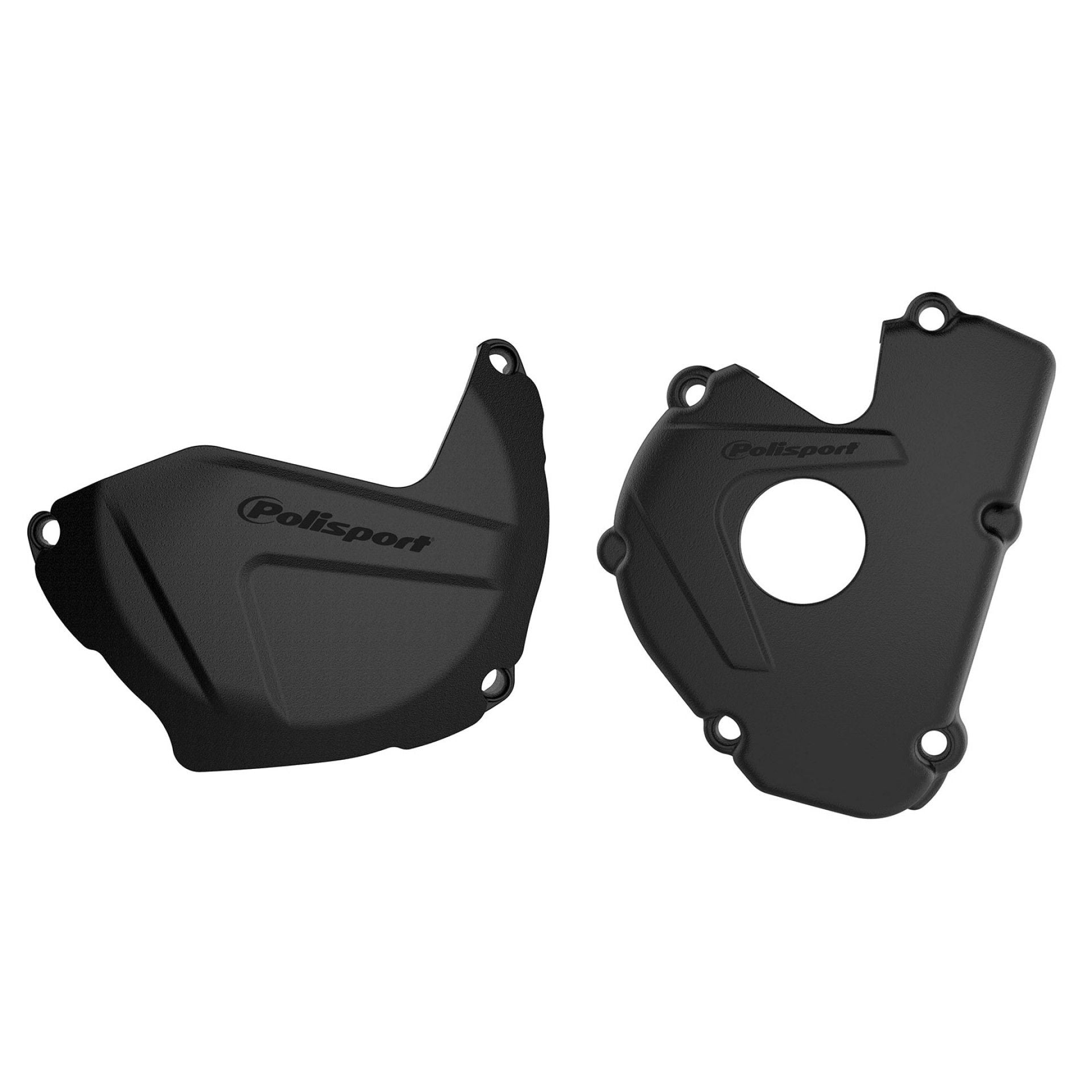Polisport Kit Clutch+Ignition cover protector KX250F (17->) Black