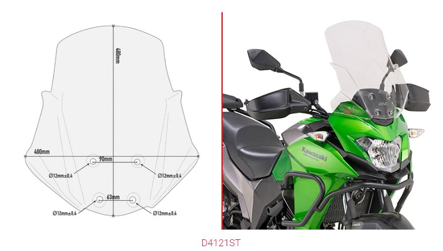 * Givi windshield Versys-X 300 17-