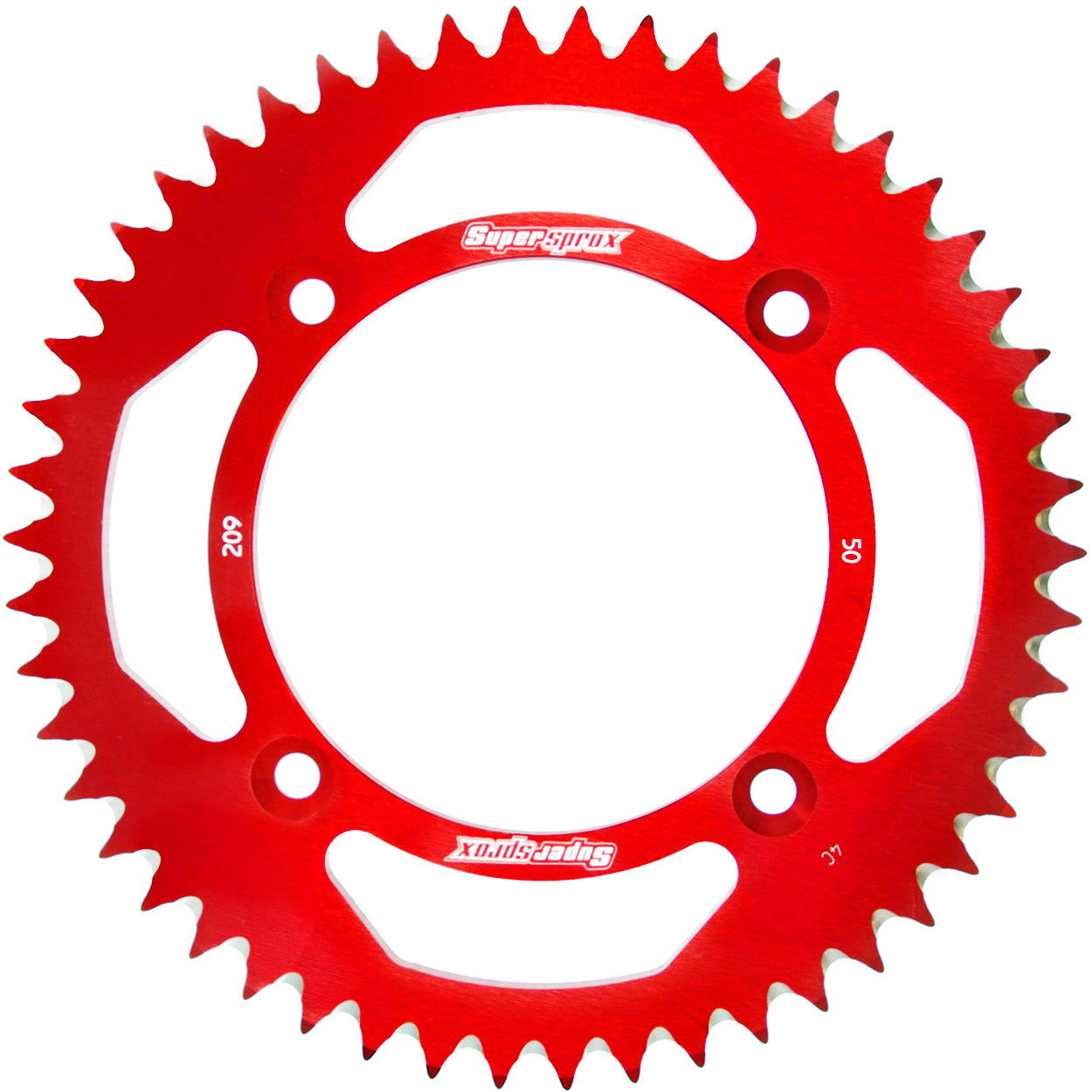 Supersprox Alu takaratas HO CR80/85/150 Punainen 56