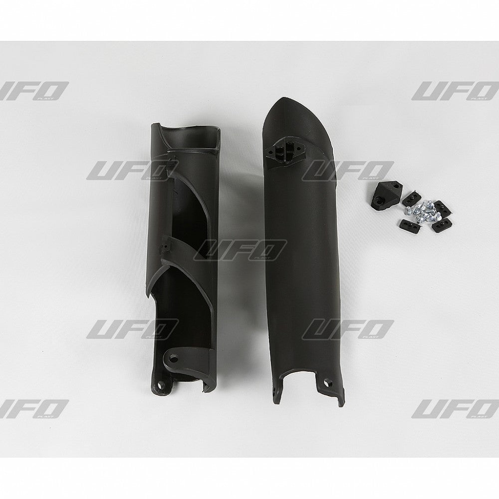 UFO Etuhaarukan suojat KTM125- EXC 08-,SX/SXF 07-14 Musta 001