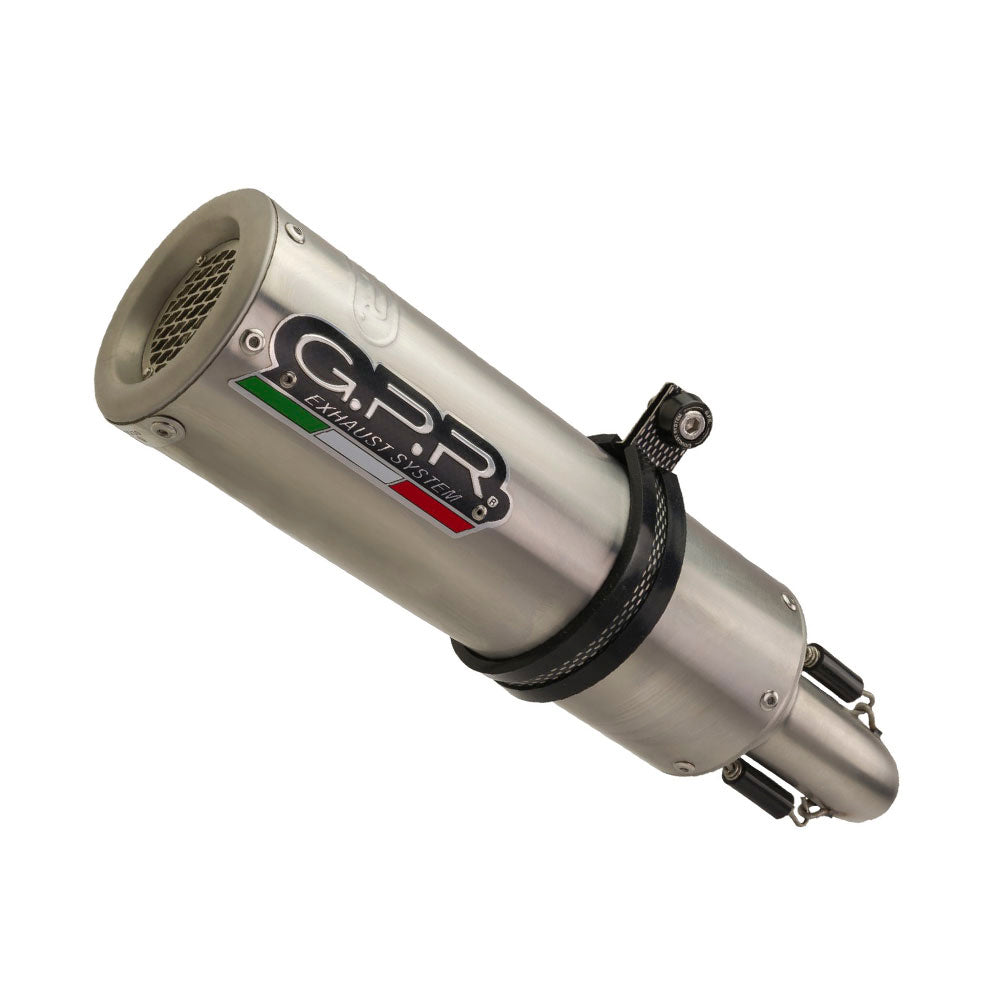 GPR Kawasaki Er 6 N - F 2005/11 EC-Approv. slip-on exhaust catalized M3 Inox