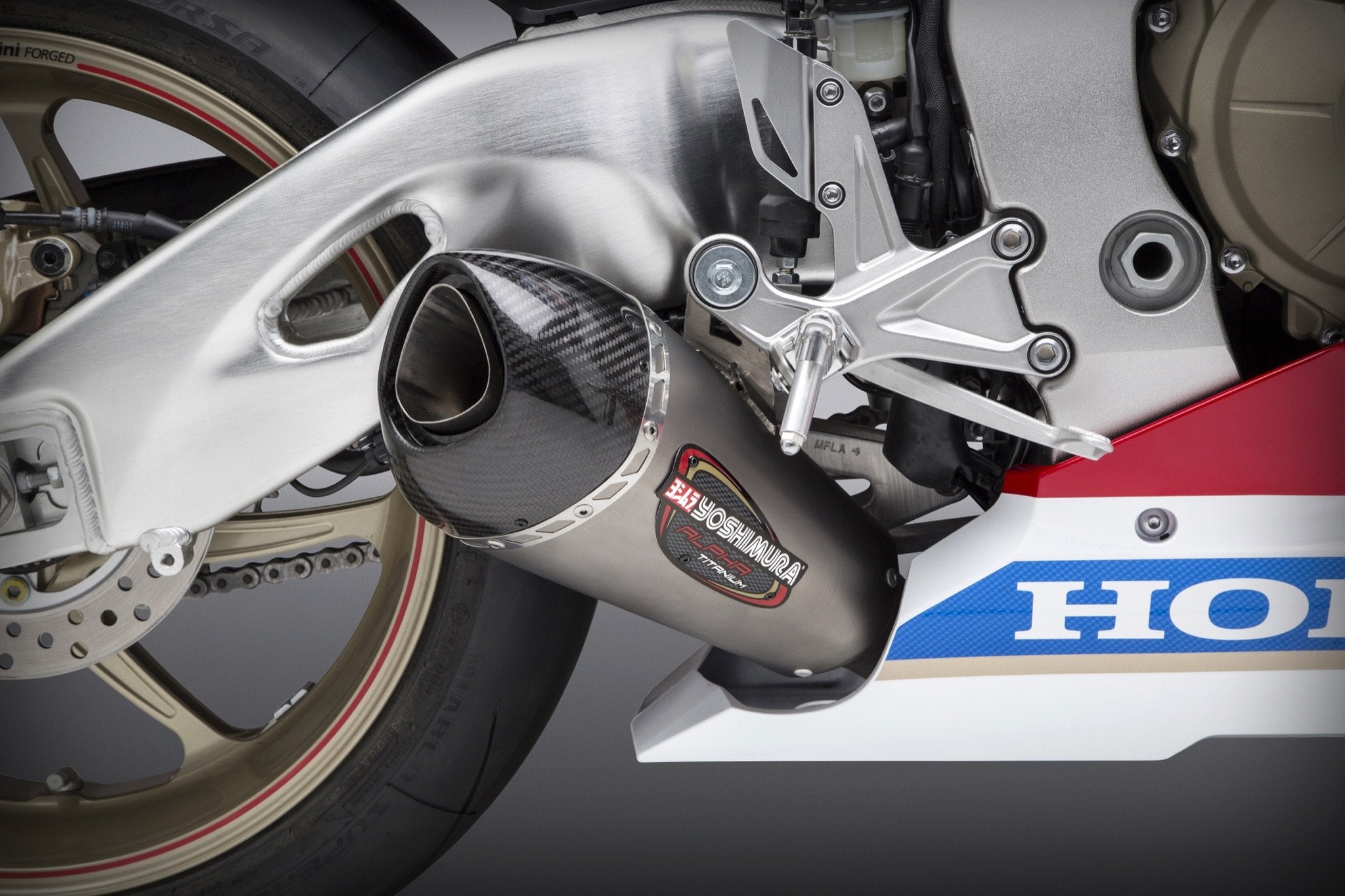 Yoshimura Honda Cbr1000Rr/Sp/Sp2 2017-19 Street Alpha T So Ti-Ti-Cf Works Finish