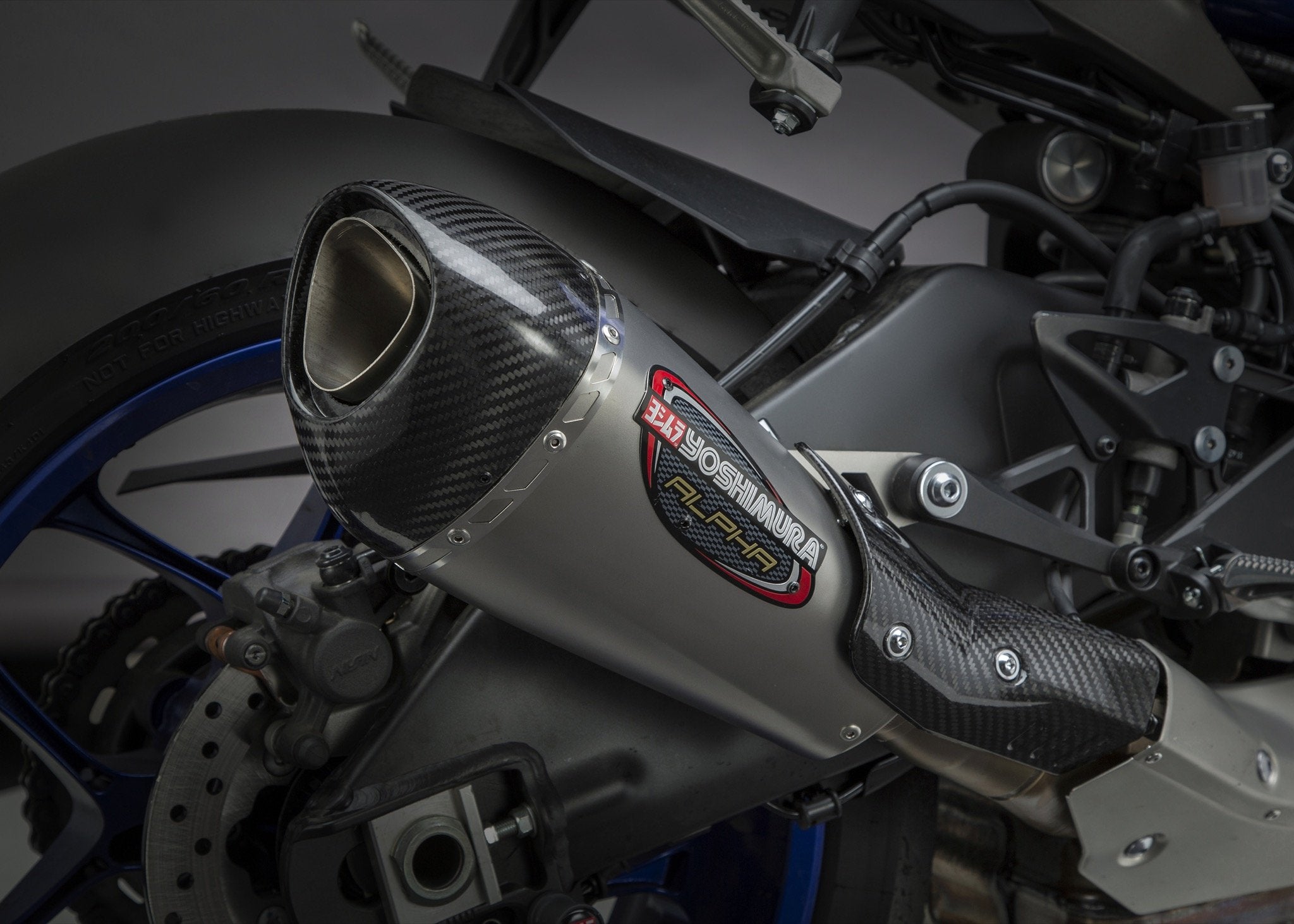 Yoshimura Yamaha Yzf-R1/M/S 2015-19 Street Alpha T So Ss-Ss-Cf Works Finish