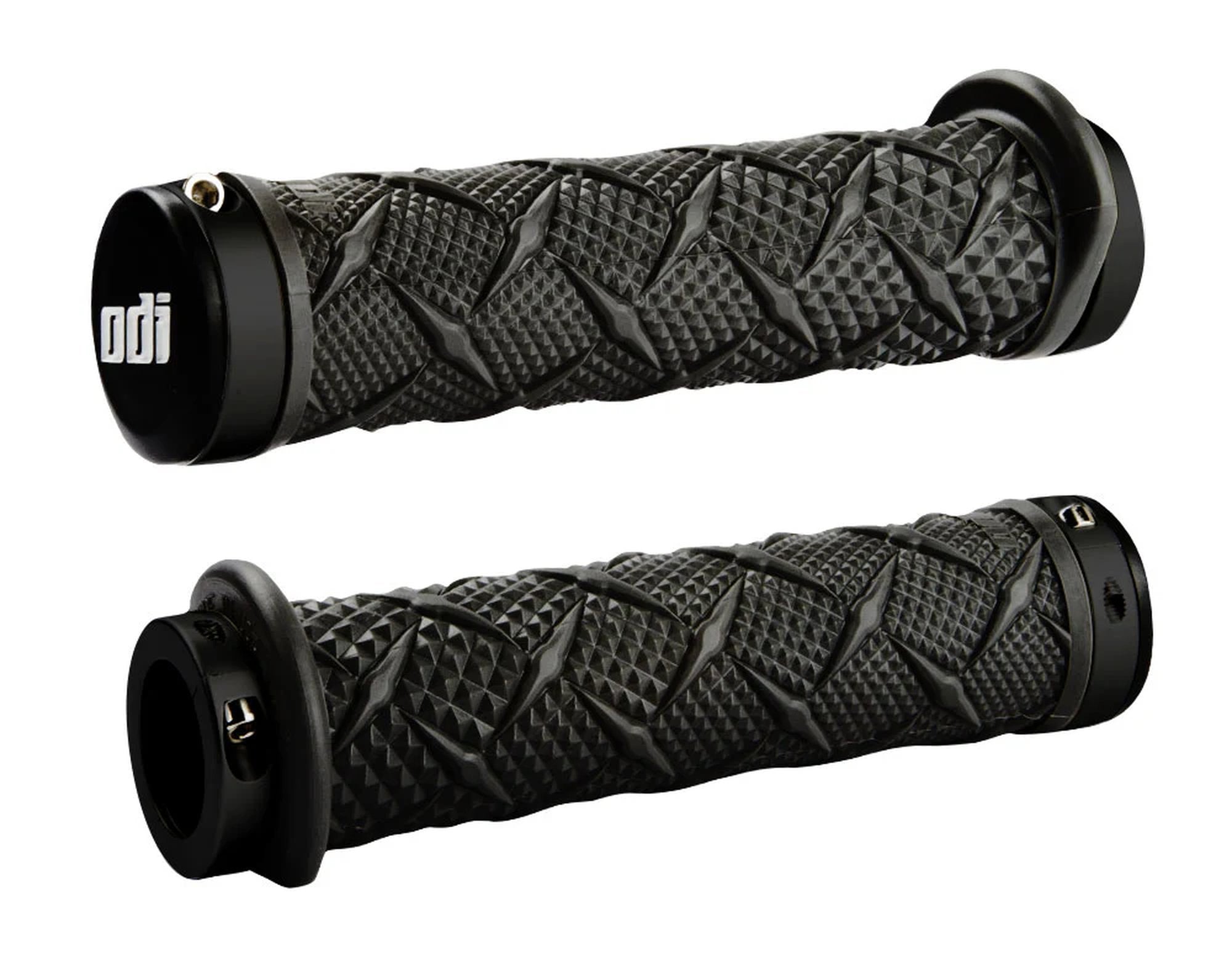 ODI WATERCRAFT DUAL LOCK-ON GRIPS X-Treme 130mm: Small Flange Graphite w/Black C