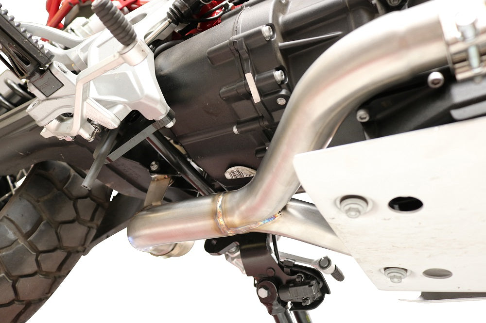 GPR Moto Guzzi V85 Tt 2019/20 e4 Decat pipe manifold Decatalizzatore