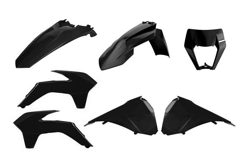 Polisport kit enduro w/mask KTM EXC/EXC-F(14-16) black
