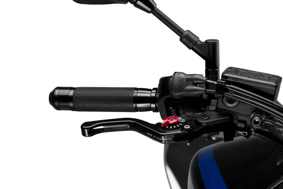 Puig Short Brake Lever 3.0. C/Black Selector C/Red