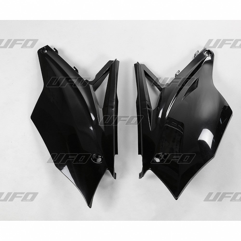 UFO Sivunumerokilvet KX450F 16-  KX250F 17- 16- Musta