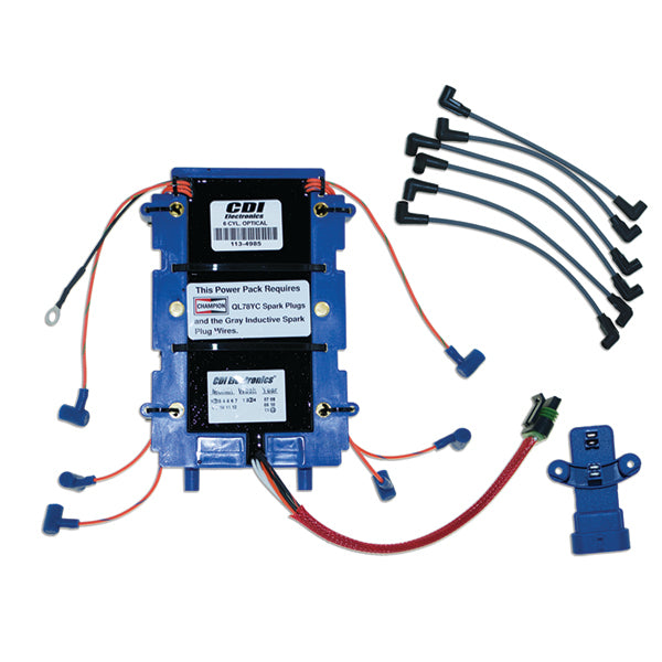 Cdi Elec. Johnson Evinrude Digital Optical Upgrade Kit - 6 Cyl. Incl wires