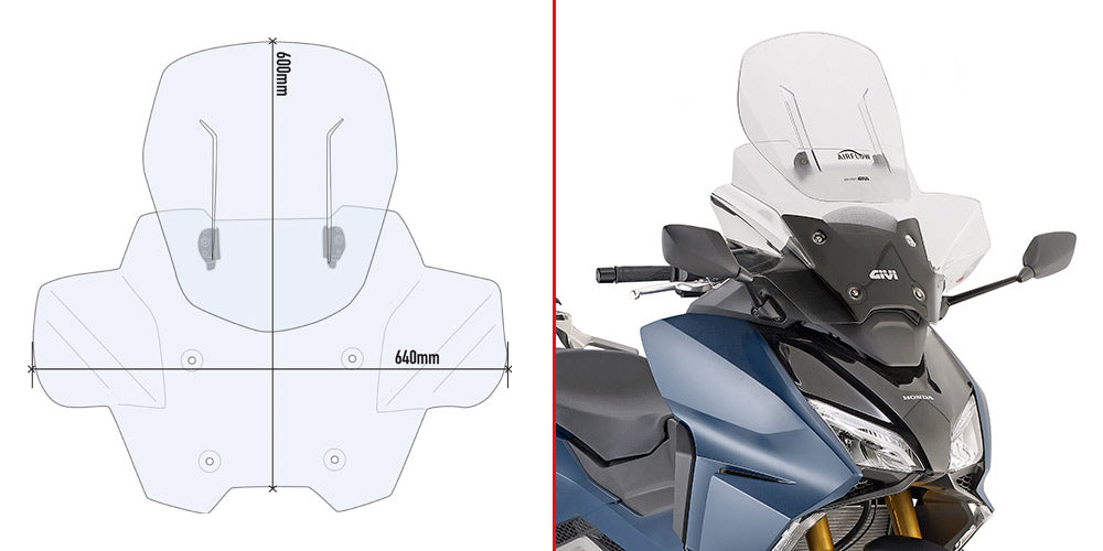 GIVI SLIDING WINDSCREEN HONDA FORZA 750 2021