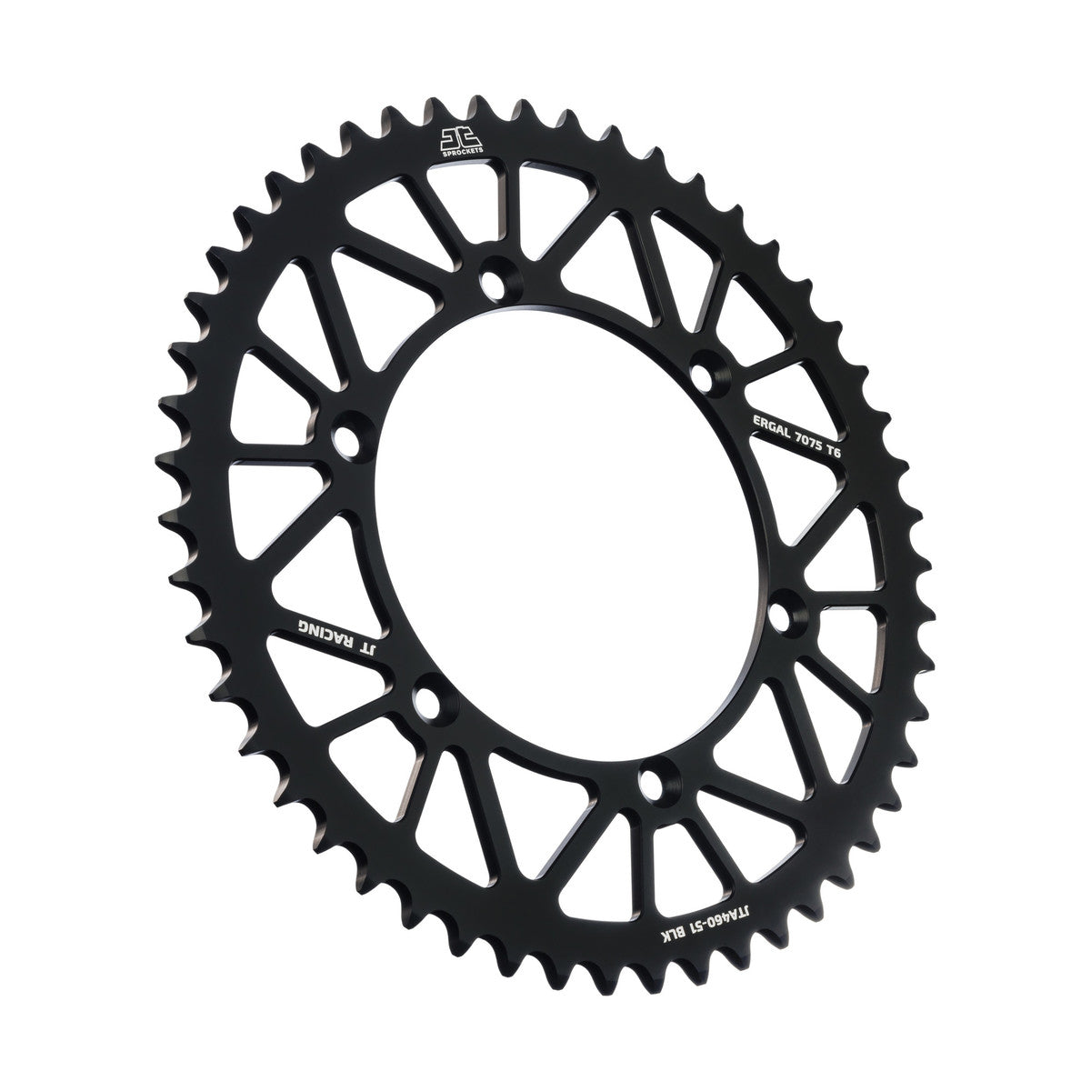 JT Takaratas Alumiini 7075 T6 Musta JTA460.51BLK