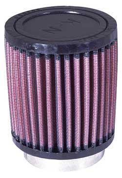 K&N Universal Clamp-On Air Filter 2-1/4"Flg, 3-1/2"Od, 4"H