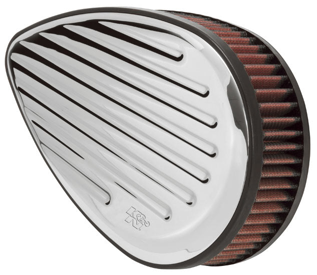 K&N H/D Sportster Filter Kit, Teardrop Grooved