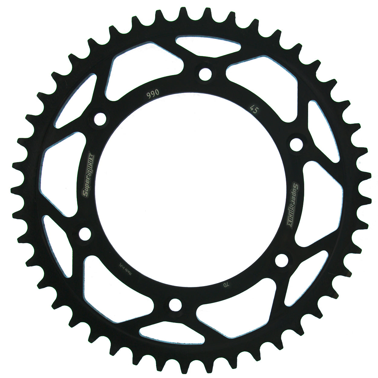 Supersprox Steel takaratas KTM/Husqv./Husab. Musta 45
